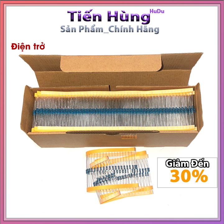 Điện trở 39K MF-1/4W sai số 1% Gói 100 con chân đồng sử dụng sửa chữa linh kiện điện tử