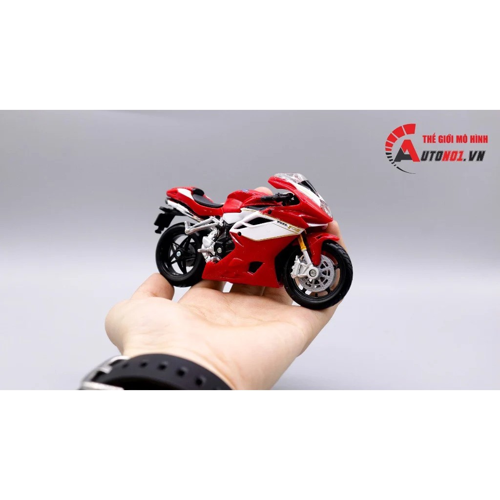 MÔ HÌNH XE MÔ TÔ MV AGUSTA F4RR 2012 1:18 BBURAGO 1069