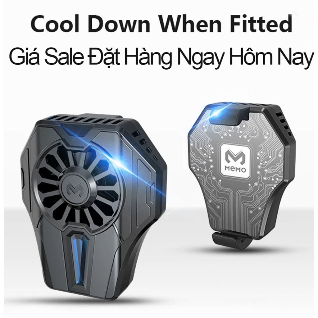 Quạt tản nhiệt Memo DL01 / Cooling Gaming siêu mát cho điện thoại -dc4479