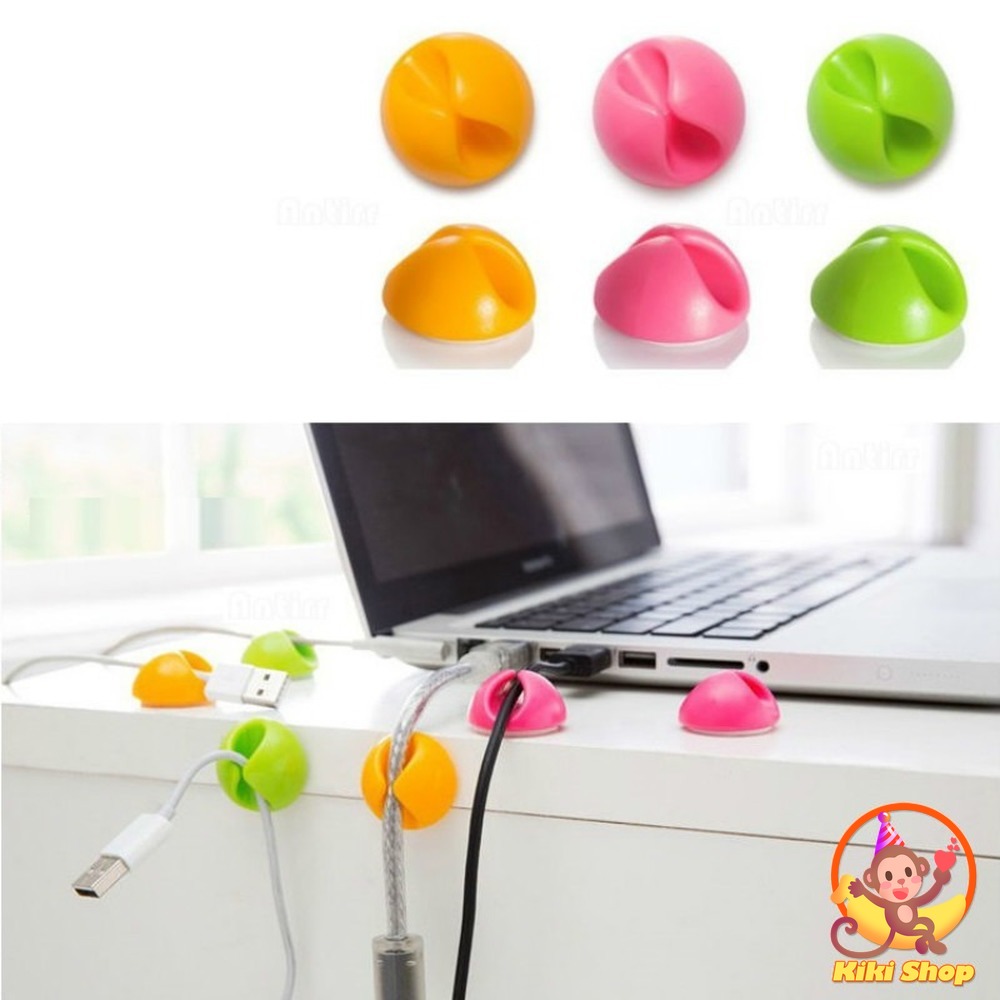 Cable Organizer Silicone USB Cable Winder Desktop Tidy Management Clips Cable Holder for Mouse Headphone Wire Organizer | BigBuy360 - bigbuy360.vn