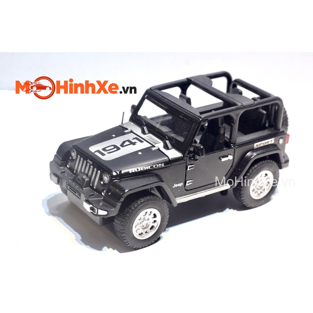 MÔ HÌNH XE JEEP WRANGLER RUBICON 1:32 DOUBLE HORSES