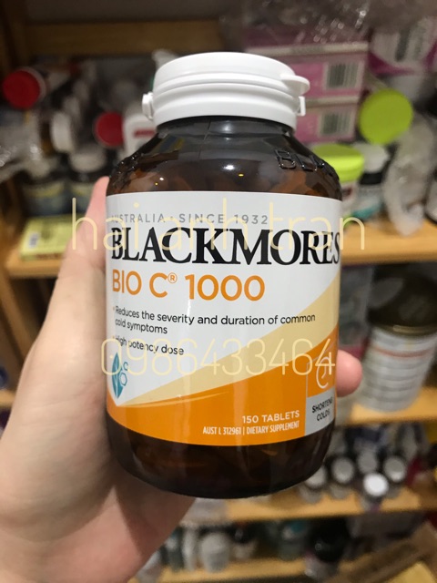 KHÁCH ĐẶT VIÊN VIT C BLACKMORES [ 62/150/120]