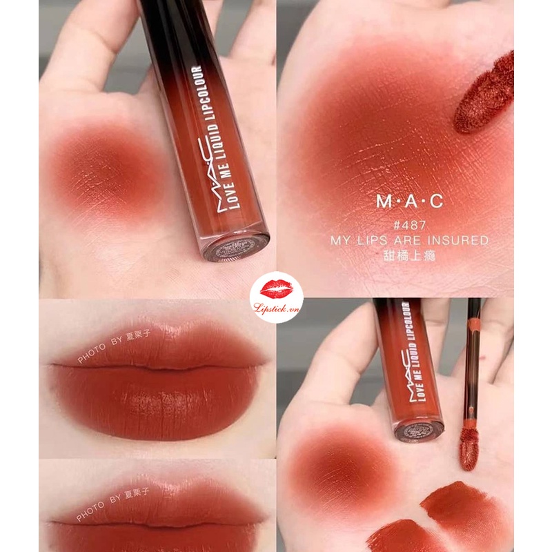 Son kem MAC Love Me Liquid Lipcolour Bunny Beauty hàng đủ bill