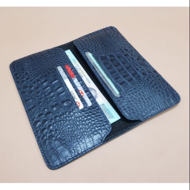 [HANDMADE] VÍ DA THẬT - UNI WALLET - KHÂU TAY 100%