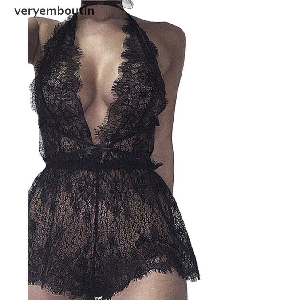 Nội y chất liệu ren thời trang nữ quyến rũ ban đêm m-xxl