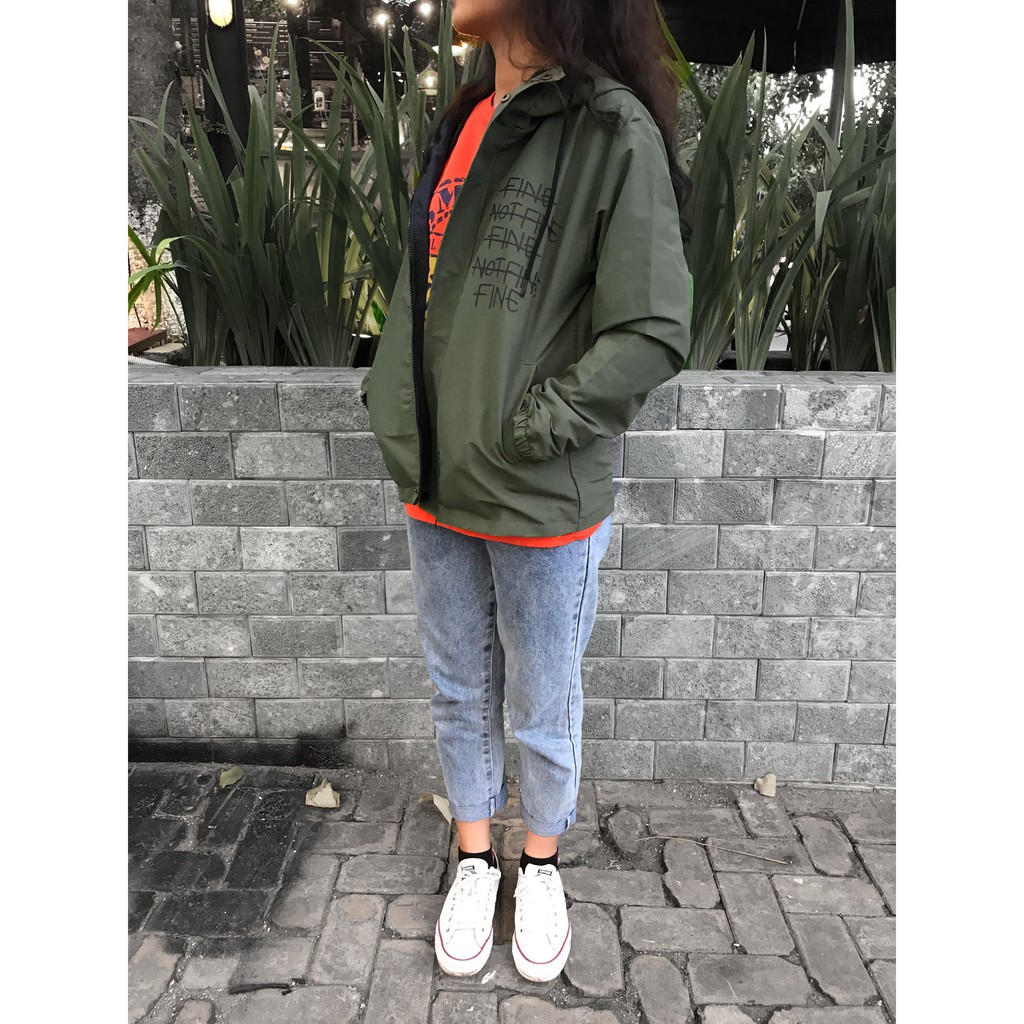 Áo Khoác Dù 2 Lớp [Fine Not Fine] Chống Nước (UNISEX) | BigBuy360 - bigbuy360.vn