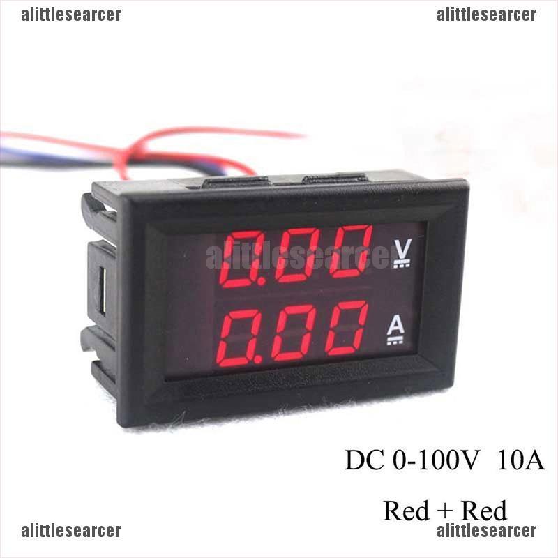 NEW Đồng Hồ Đo Điện Áp Dc 0-100v 10a 3 Bit