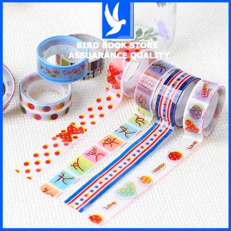 Băng dính washi tape nhiều họa tiết 𝑭𝒓𝒆𝒆𝒔𝒉𝒊𝒑 Bird Book