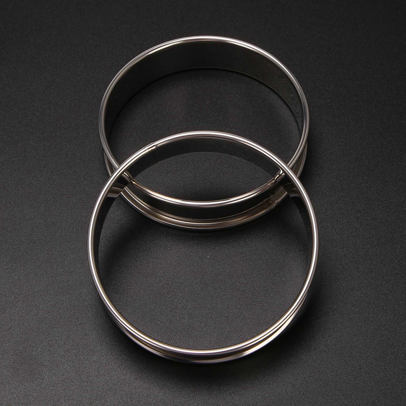 Set 10 Khuôn Làm Bánh Muffin 4 Inch Bằng Thép Không Gỉ