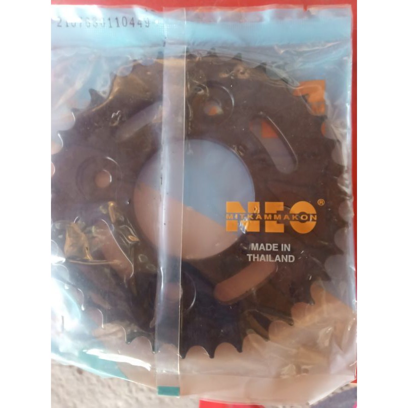 1bộ nhông sên dĩa Neo MITKAMMAKON thái lan gắn cho xe wave A/wave RSX/future /wave 125.