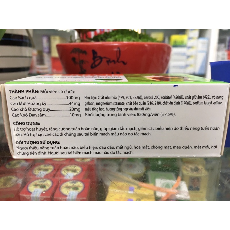 ✅ [Chính Hãng] Herbvie Ích Trí hỗ trợ hoạt huyết hỗ trợ tăng cường tuần hoàn não
