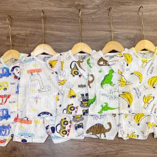 Combo 5 bộ cotton giấy cho bé