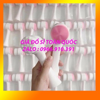 Cọ rửa mặt massage 2 đầu cao cấp