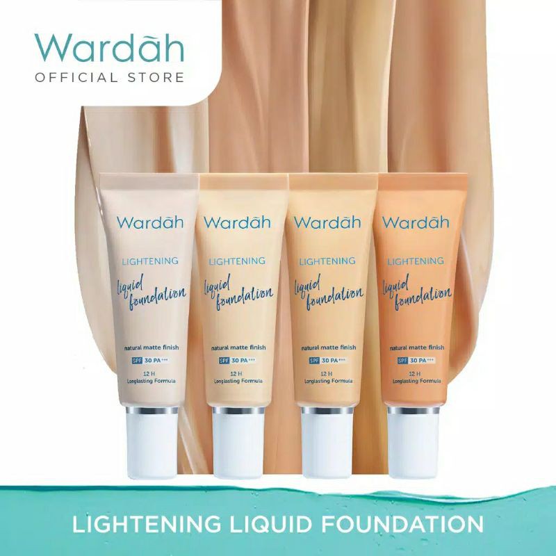 (hàng Mới Về) Kem Nền Dạng Lỏng Làm Sáng Da Wardah 25ml