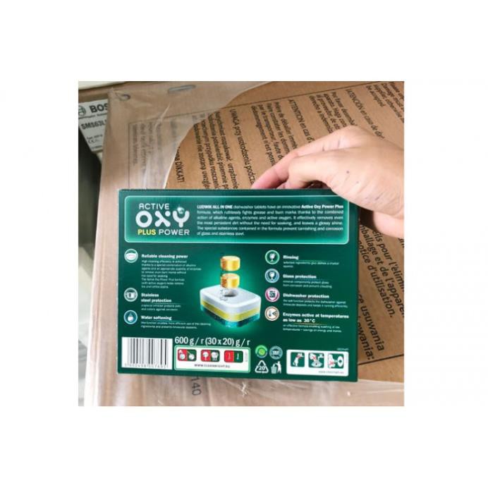 Combo 7 hộp viên rửa bát tổng hợp Ludwik All in one 30 viên (210 viên)