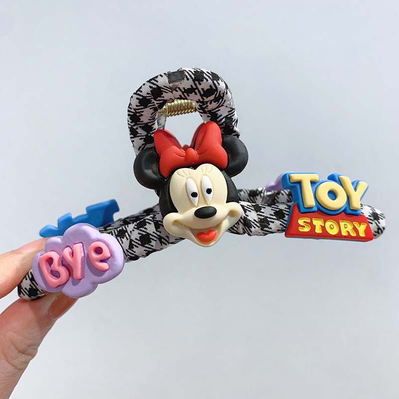 Kẹp Tóc Hình Mèo / Gấu / Cá Mập Màu Hồng Dễ Thương Phong Cách Hàn Quốc