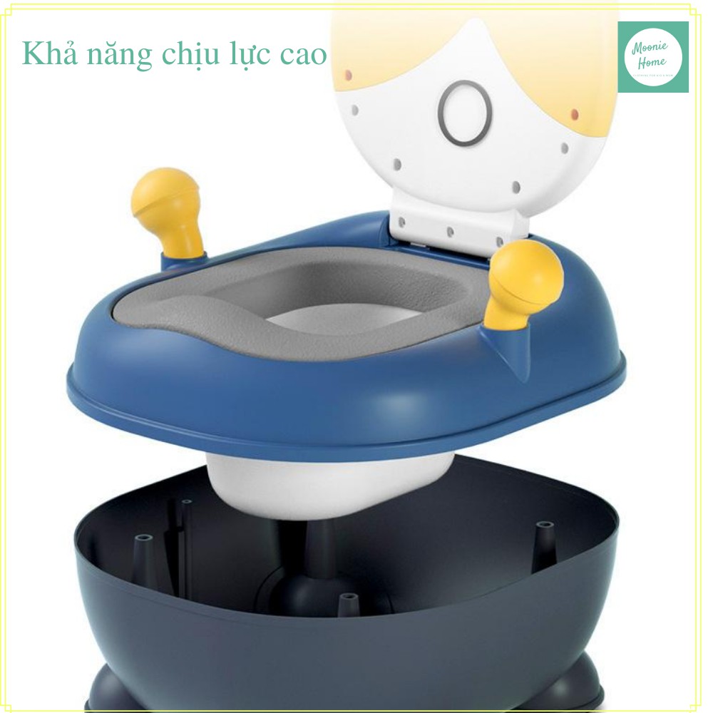 Bô vệ sinh cho bé đẹp ALCOCO có tựa lưng kiểu dáng dễ thương (Mã B02)