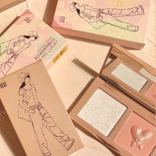 XIXI Bảng phấn mắt đa chức năng Broken Diamond Highlight Blush