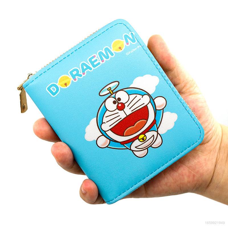 Ví Đựng Tiền Xu Chống Khử Từ Hình Mèo Máy Doraemon Dễ Thương Cho Nam Và Nữ