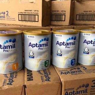 Sữa Aptamil profutura đủ số 1, 2, 3, 4 900gram hàng xách tay úc đủ bill