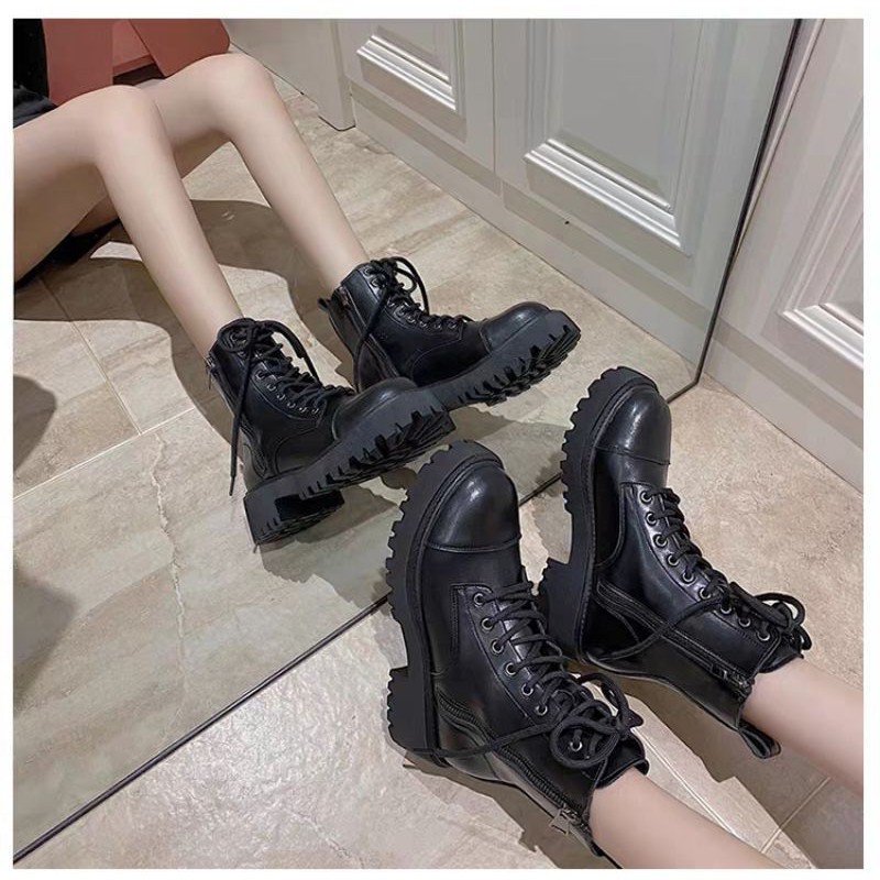 1G[ Order] Boots cao cổ khoá bên siêu tiện nằm trong bộ sưu tập mùa thu đông 2020