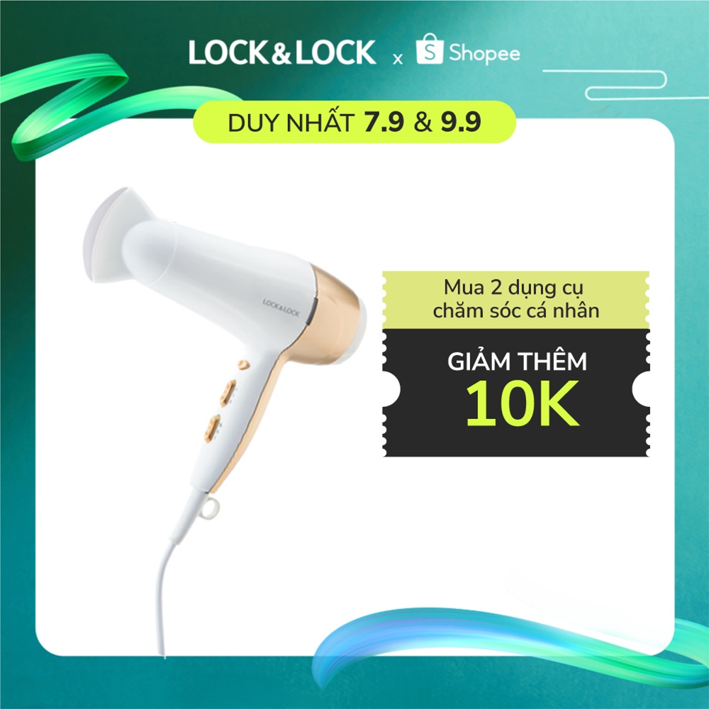 Máy sấy tóc Lock&Lock Màu trắng 220-240V ENA136WHT