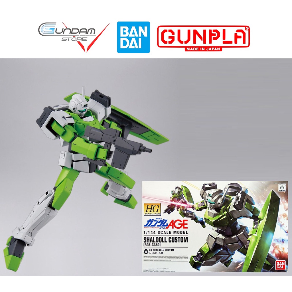 Mô Hình Gundam HG SHADOLL CUSTOM 1/144 Bandai HGAGE Đồ Chơi Lắp Ráp Anime Nhật