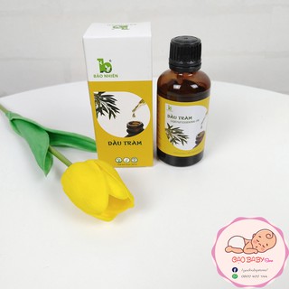 Dầu tràm, dầu tràm gió Bảo Nhiên 100% nguyên chất - chai 50ml