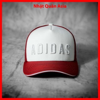 Mũ nón kết lưỡi trai Adidas Original đỏ thêu chữ nổi cao cấp form đẹp cá tính