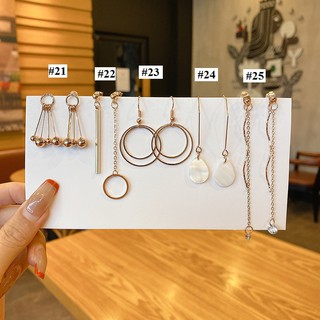 Hoa Tai Phong Cách Ulzzang Girl Hàn Quốc ( EARRINGS) #21- #33