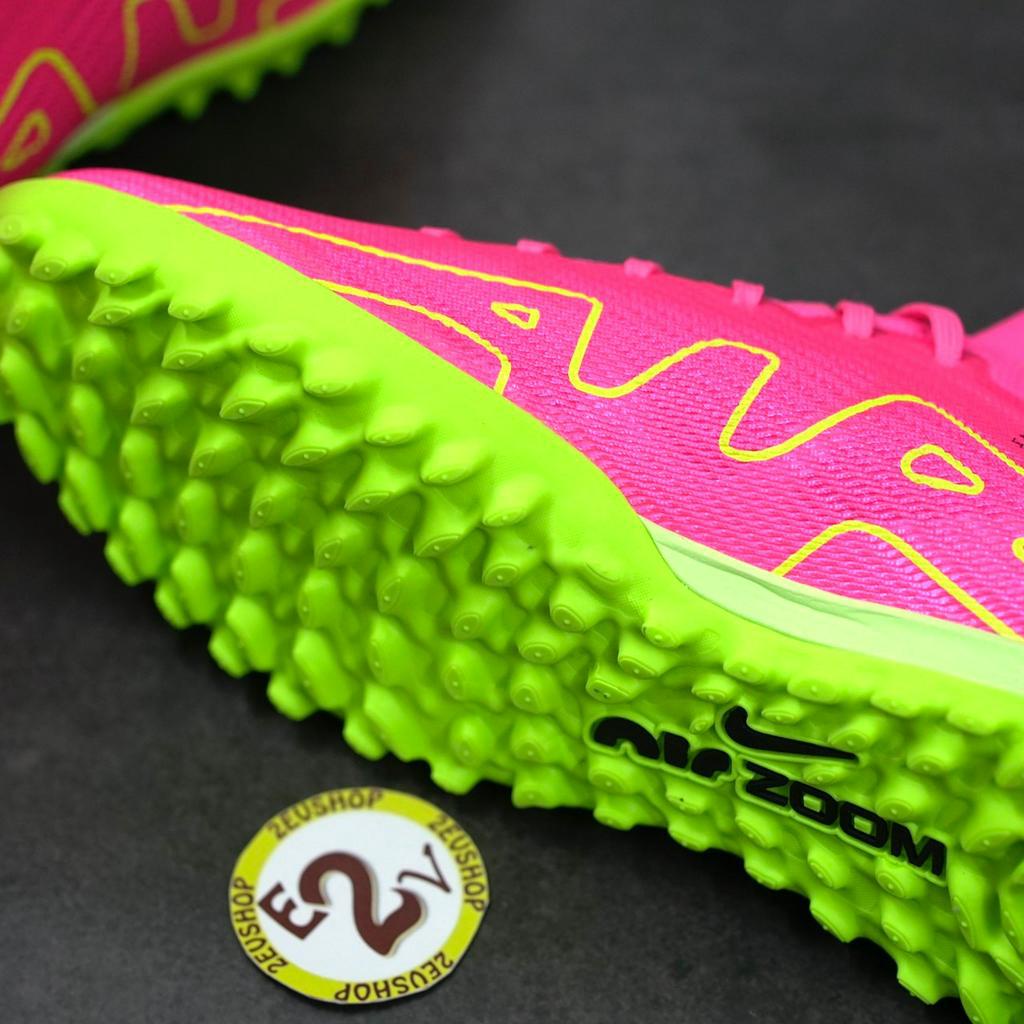 Giày đá bóng nam cao cổ Air Zoom Mer Superfly 9 Elite Hồng, giày đá banh siêu nhẹ - 2EVSHOP