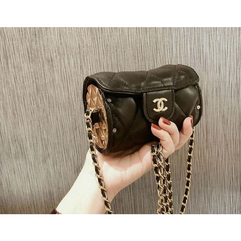 Túi tròn đeo chéo 2 màu siêu sang. Hàng Quảng châu cao cấp