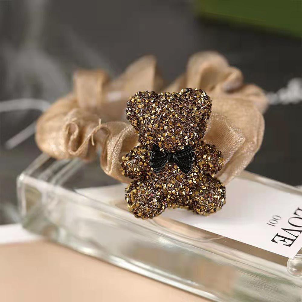 Dây Buộc Tóc Đuôi Ngựa Hình Gấu Phong Cách Hàn Quốc Thanh Lịch Cho Nữ Giá Đỡ