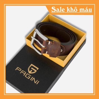 Thắt lưng cao cấp pagini dl01 - thắt lưng da nam da bò thật hàng, khóa hợp kim cao cấp - bảo hành 1 năm