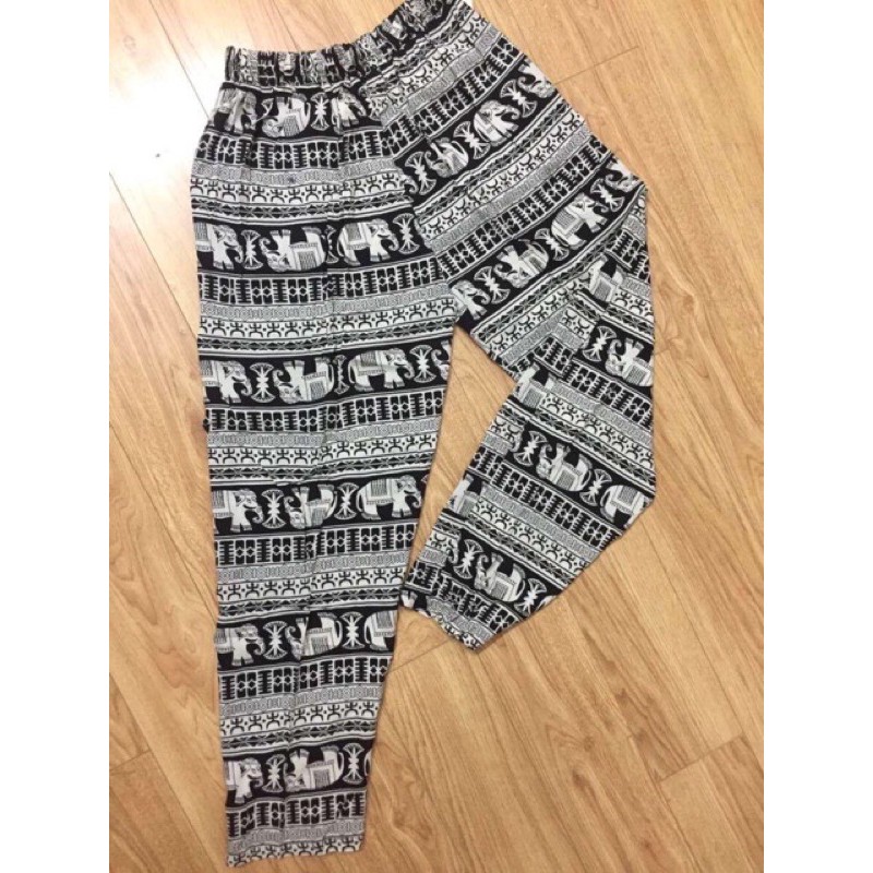 Quần lanh dài xuông gấu (Alibaba) | BigBuy360 - bigbuy360.vn