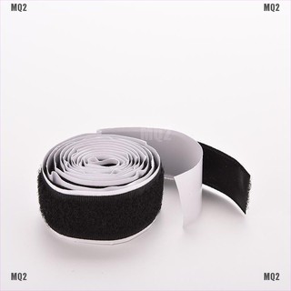 {MQ2}2 Rolls Strong Self Adhesive Velcro Hook Loop Tape Fastener Sticky 3ft New
