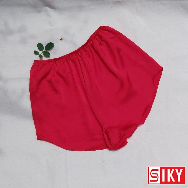 Quần ngủ nữ chất liệu lụa cao cấp - Siky HX02