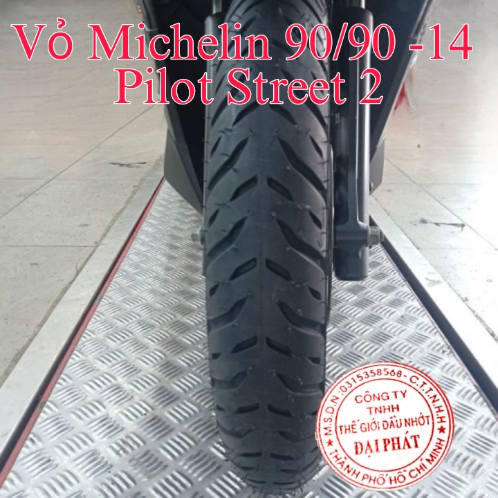 Vỏ Michelin PILOT STREET 2 Vành 14 đầy đủ size 70/90-14 80/90-14 90/90-14 100/90-14