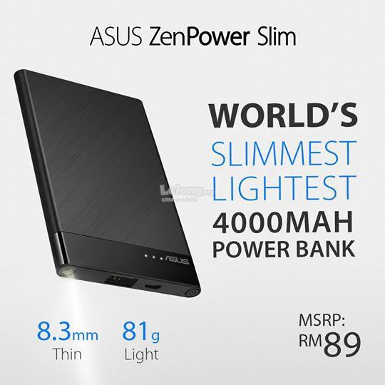 Sạc dự phòng ASUS ZenPower Slim Trắng (4000mAh)