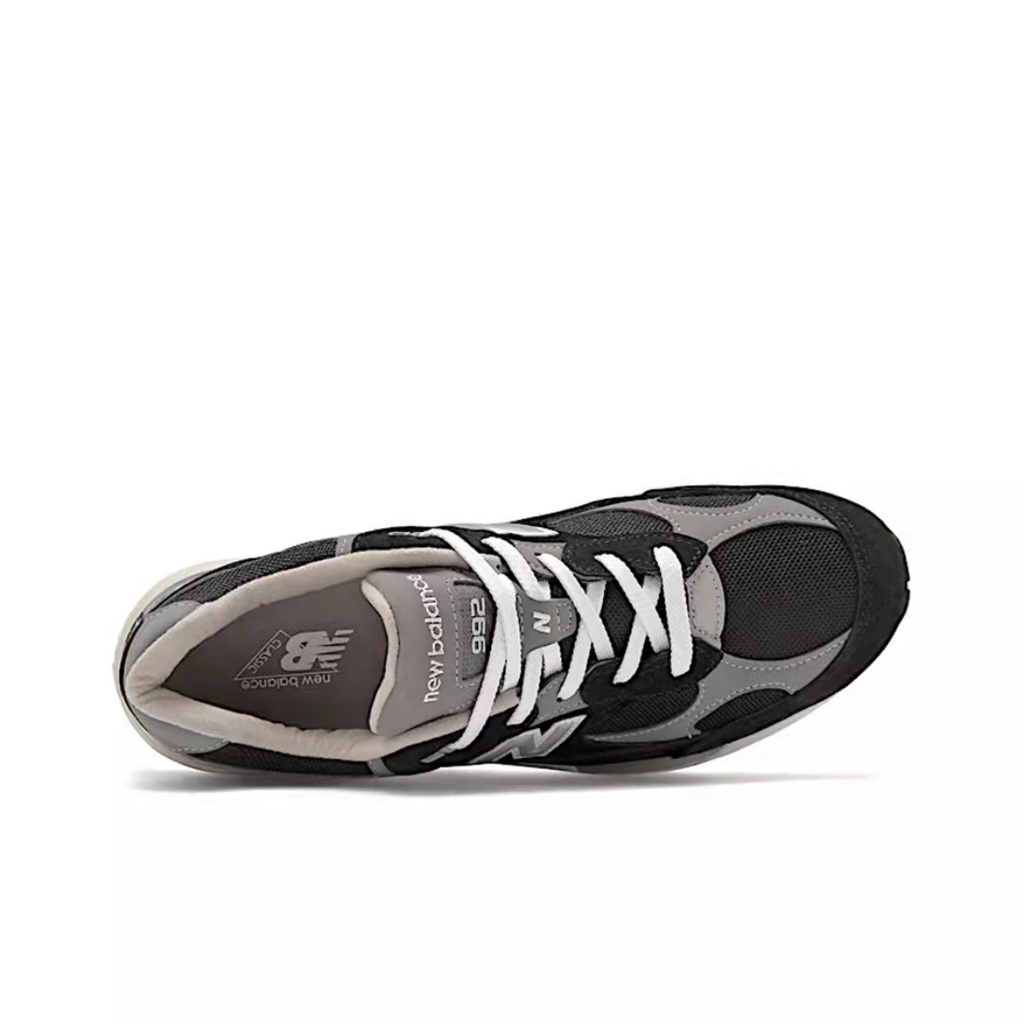 Giày Thể Thao New Balance 992 Màu Xám Đen Phong Cách Mỹ Cá Tính Cho Nam Và Nữ