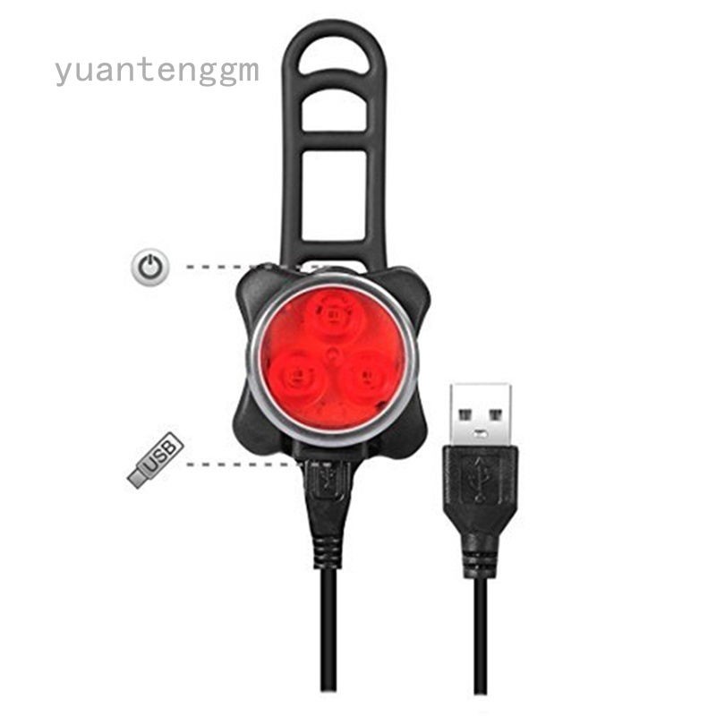 Đèn Led Sạc Usb Gắn Phía Trước Xe Đạp Phong Cách Vintage