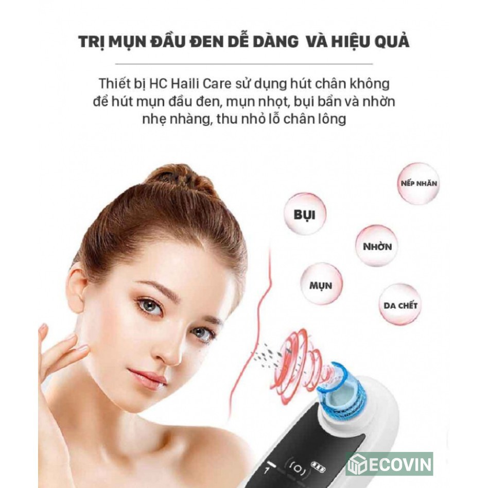 Máy Hút Mụn Cám, Mụn Đầu Đen, Mụn Trứng Cá, Bã Nhờn Haili Care💝FREESHIP💝 | BigBuy360 - bigbuy360.vn