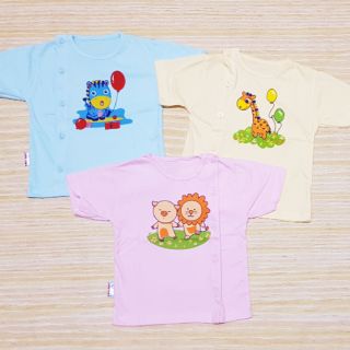 1 áo cài bên tay ngắn bt/bg mihababy