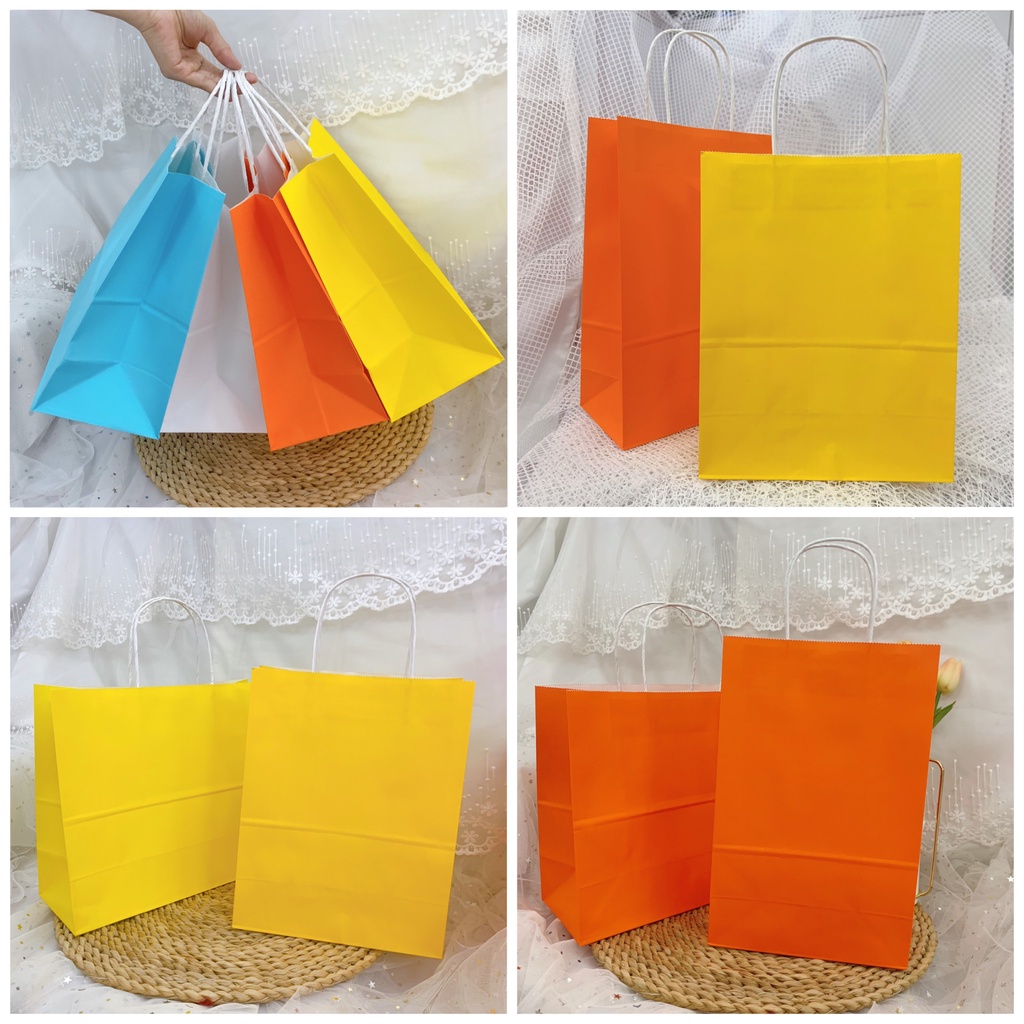 [giảm giá] Túi Giấy Đựng Quà Tặng - Nhiều Kích Cỡ có sẵn nhiều màu sắc