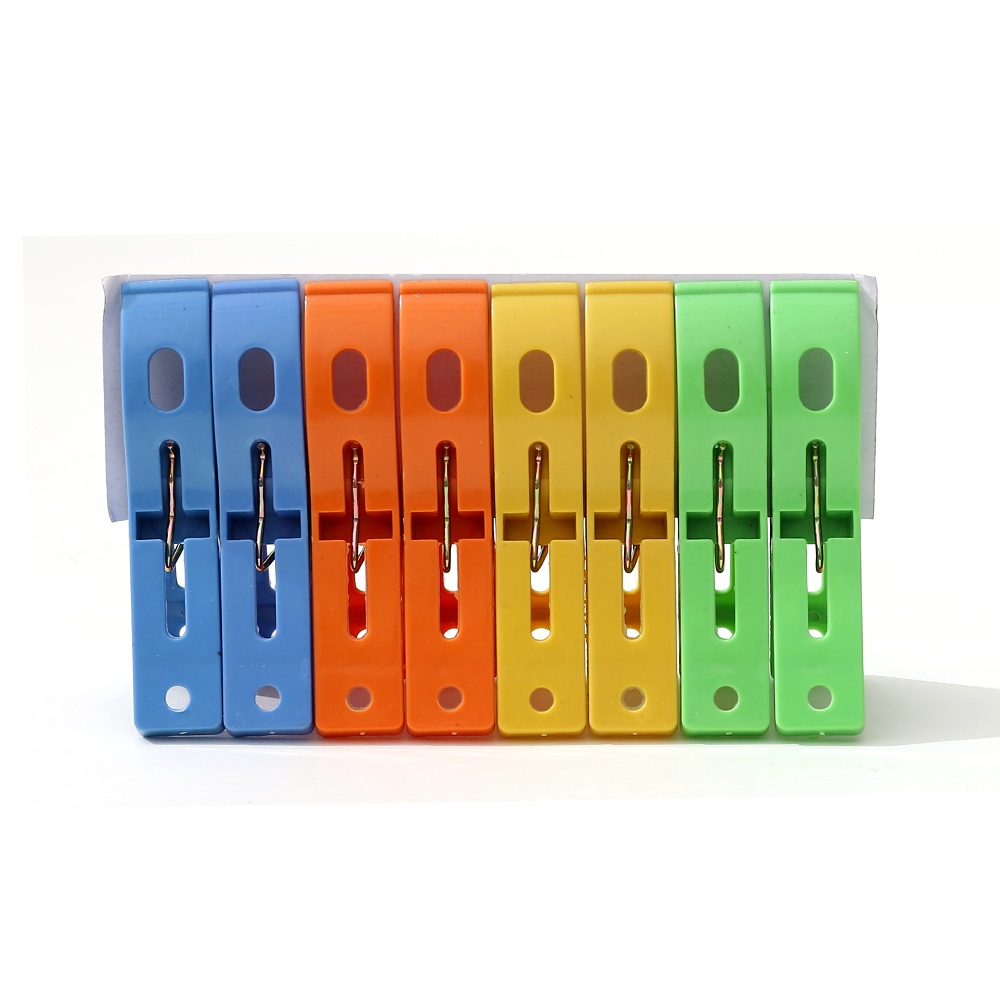 Set 8 Kẹp Nhựa Phơi Quần Áo Chống Gió Tiện Dụng