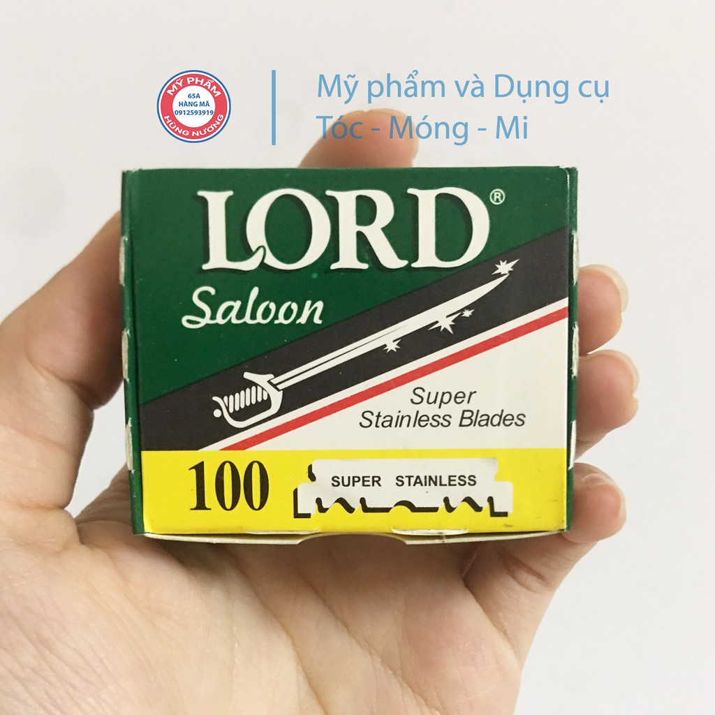 Dao Lord nửa lưỡi hộp 100(lưỡi)