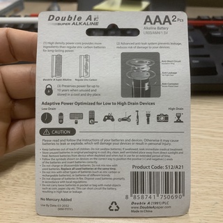 [GIÁ SIÊU RẺ] Vỉ 2 viên pin AAA Double A Super Alkaline