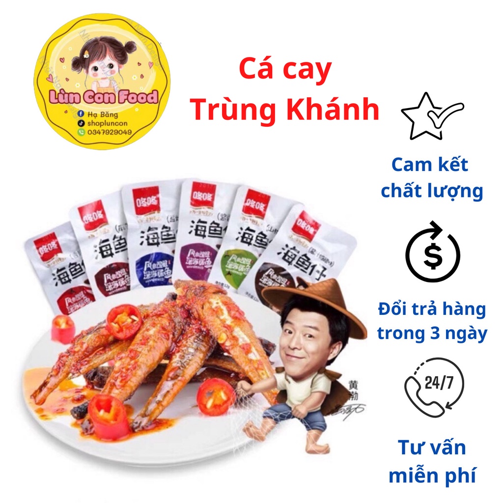 Cá cay ❤freeship❤ Cá Cay trùng khánh - Lùn Con Food