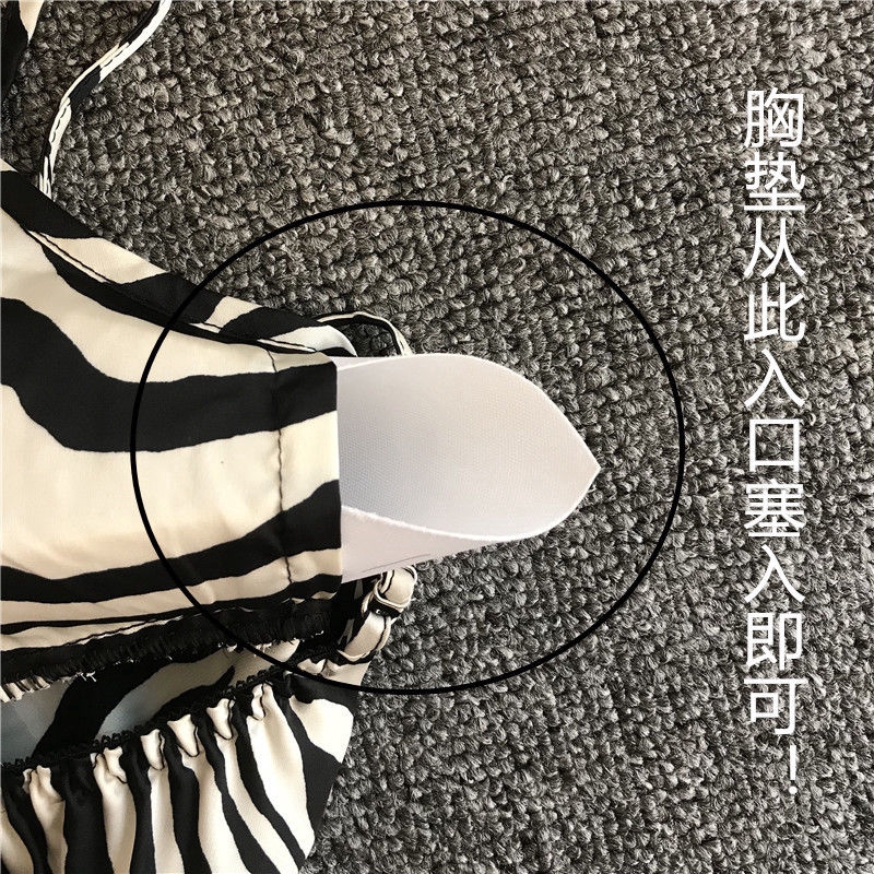 Đầm Ngủ Hai Dây Họa Tiết Ngựa Vằn Quyến Rũ Cho Nữ