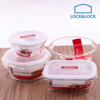 Bộ thủy tinh lock & lock 147 4 món